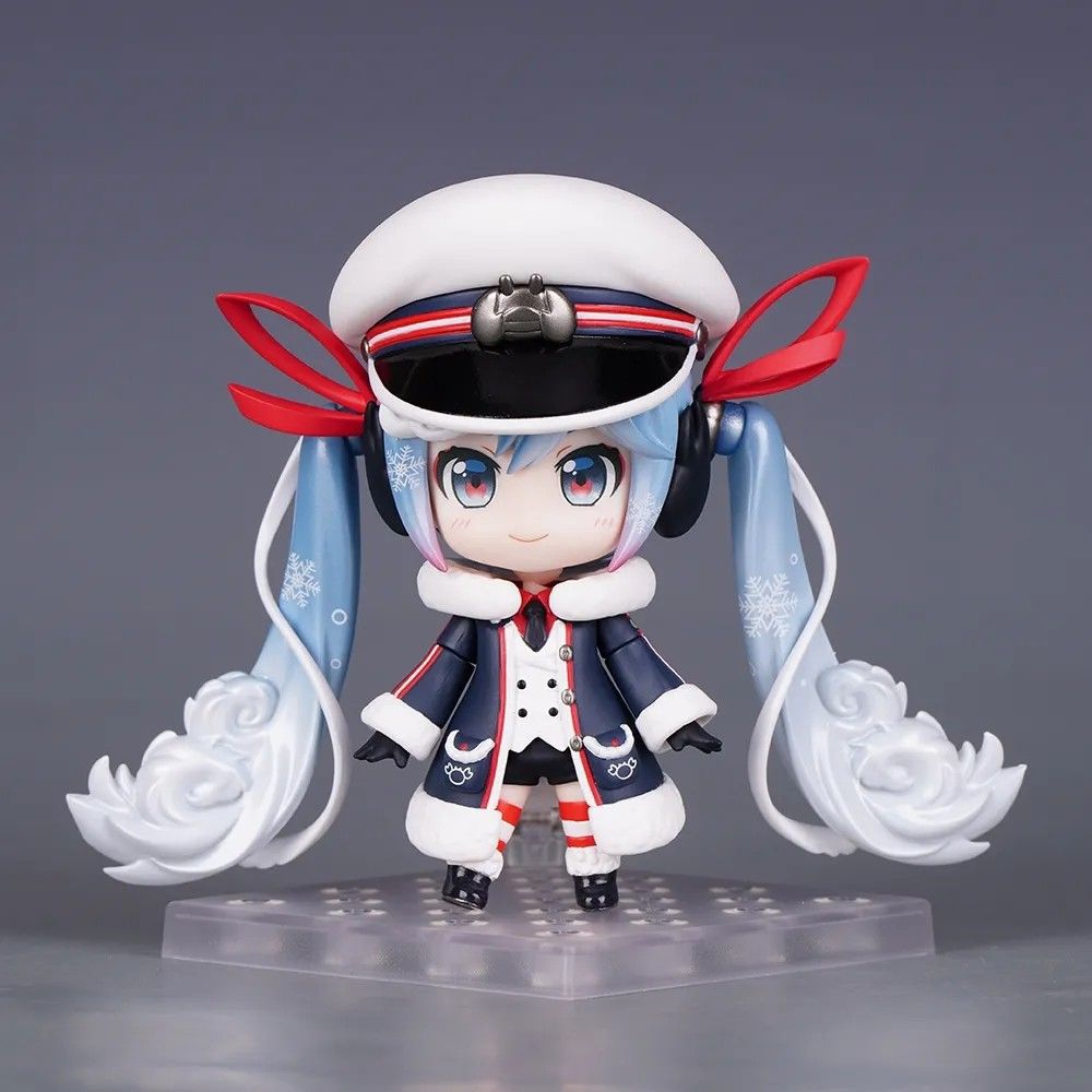 Good Smile Nendoroid Snow Miku 2022 Voyage Ver Nendoroid Figure with White Rabbit Mascot Binoculars & Sunglasses