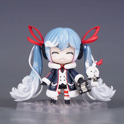 Good Smile Nendoroid Snow Miku 2022 Voyage Ver Nendoroid Figure with White Rabbit Mascot Binoculars & Sunglasses
