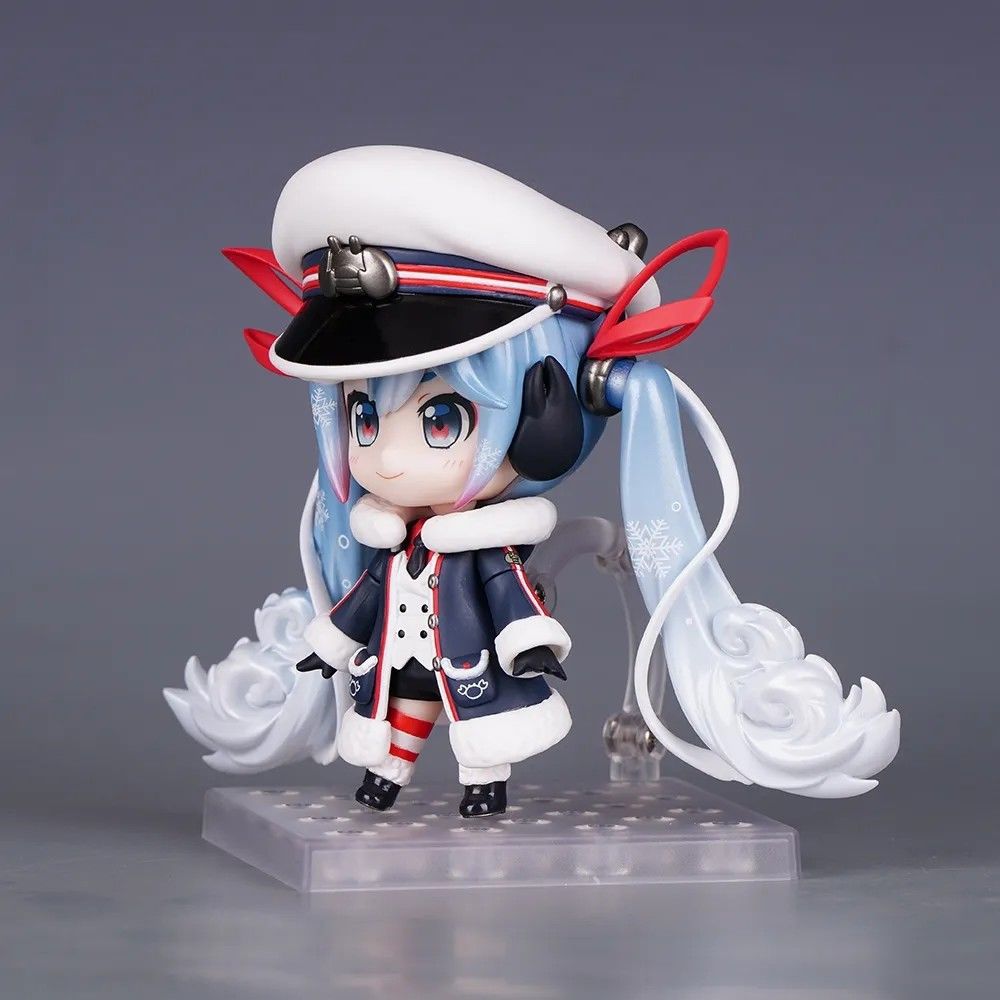 Good Smile Nendoroid Snow Miku 2022 Voyage Ver Nendoroid Figure with White Rabbit Mascot Binoculars & Sunglasses