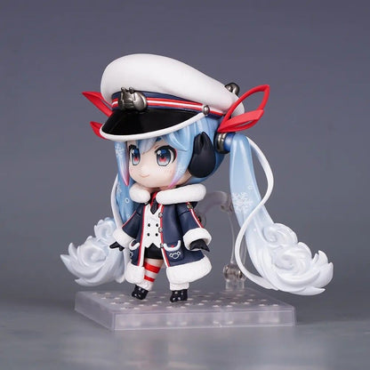 Good Smile Nendoroid Snow Miku 2022 Voyage Ver Nendoroid Figure with White Rabbit Mascot Binoculars & Sunglasses