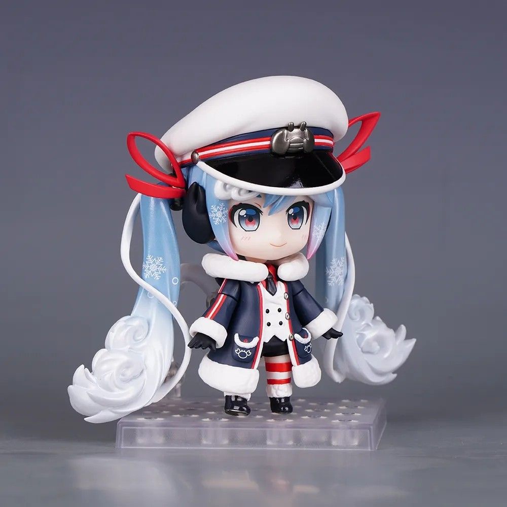 Good Smile Nendoroid Snow Miku 2022 Voyage Ver Nendoroid Figure with White Rabbit Mascot Binoculars & Sunglasses