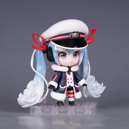 Good Smile Nendoroid Snow Miku 2022 Voyage Ver Nendoroid Figure with White Rabbit Mascot Binoculars & Sunglasses