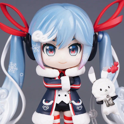 Good Smile Nendoroid Snow Miku 2022 Voyage Ver Nendoroid Figure with White Rabbit Mascot Binoculars & Sunglasses
