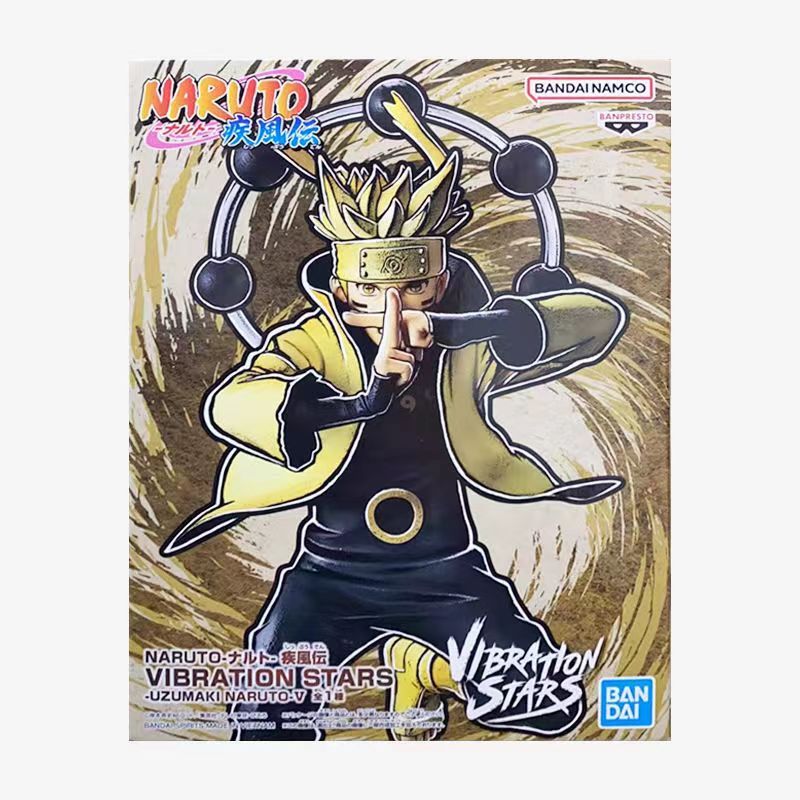 Banpresto Naruto Shippuden Vibration Stars Uzumaki Naruto V Six Paths Sage Mode Figure Official