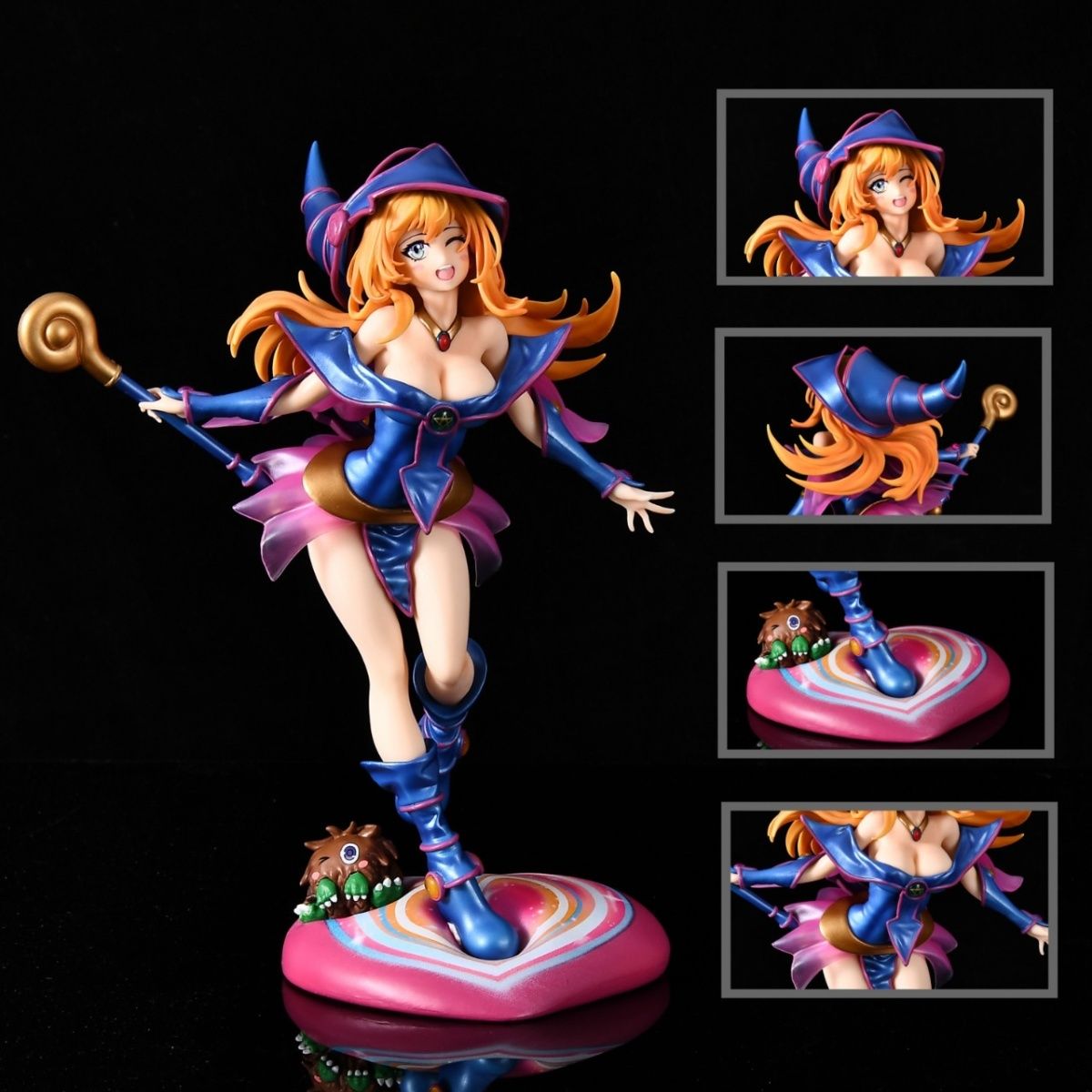 Dark Magician Girl Figure Yu-Gi-Oh Duel Monsters Anime Collectible Statue