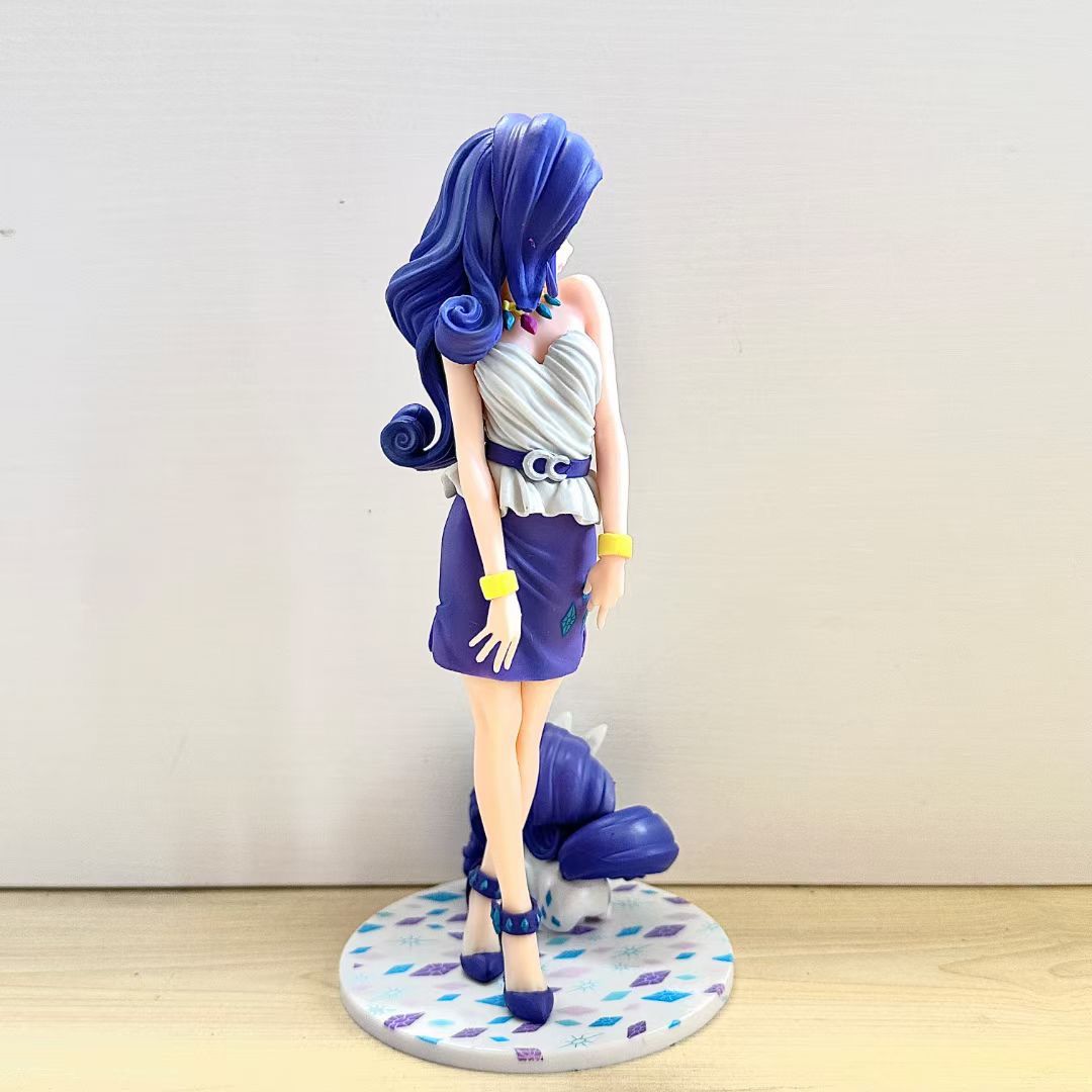 My Little Pony Rarity Bishoujo Figure Friendship Is Magic Anime Collectible Statue Gift Box
