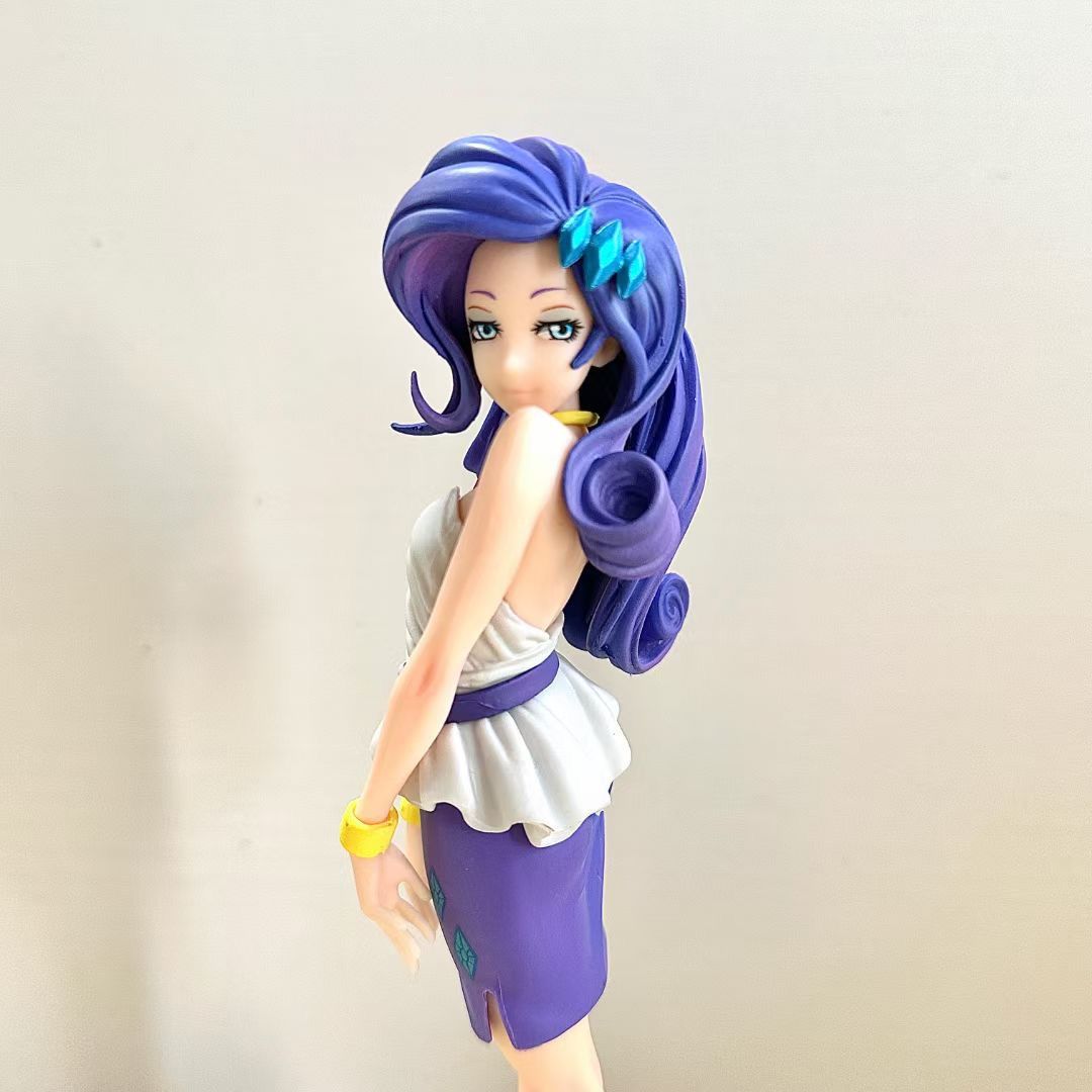 My Little Pony Rarity Bishoujo Figure Friendship Is Magic Anime Collectible Statue Gift Box