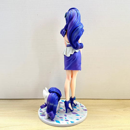 My Little Pony Rarity Bishoujo Figure Friendship Is Magic Anime Collectible Statue Gift Box