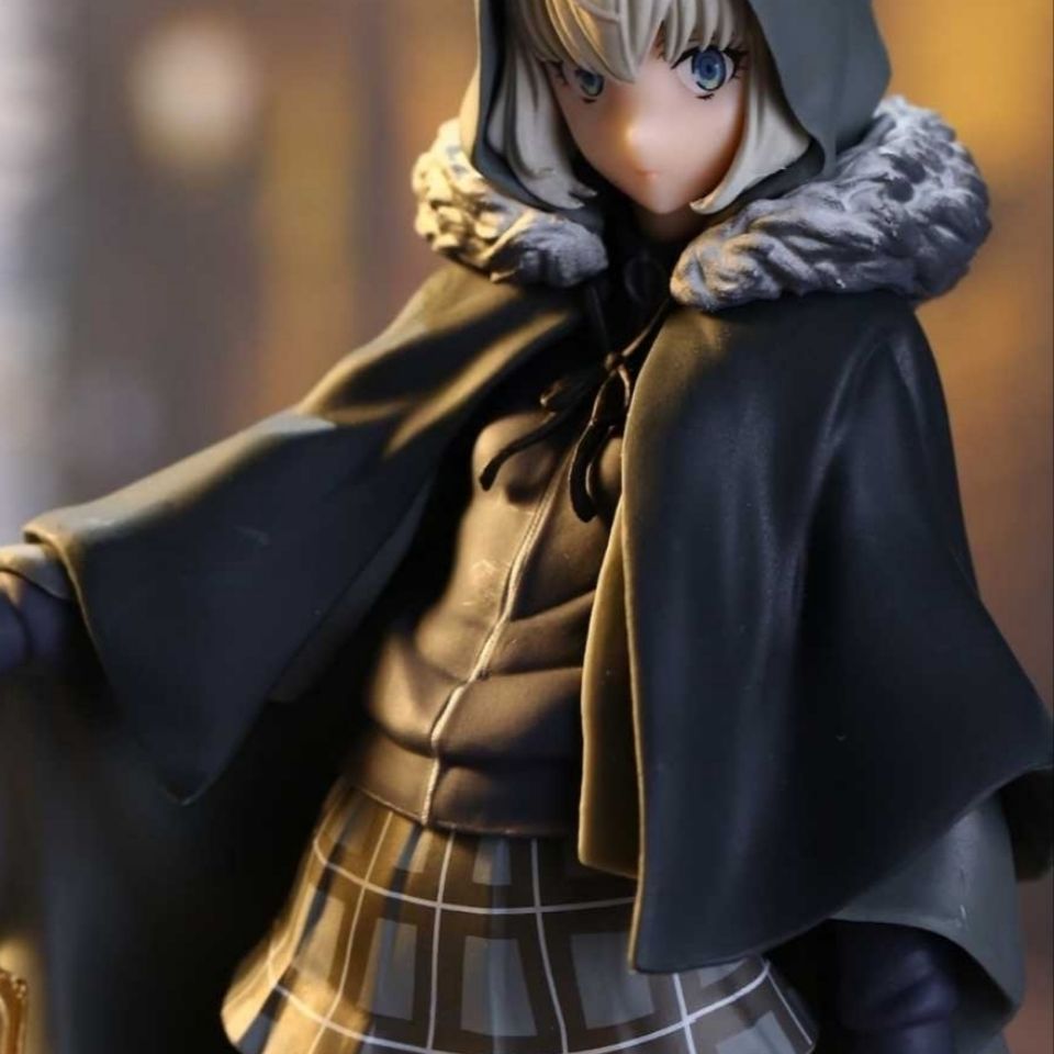 Fate Gray Figure Lord El-Melloi II Case Files Anime Collectible PVC Statue with Lantern