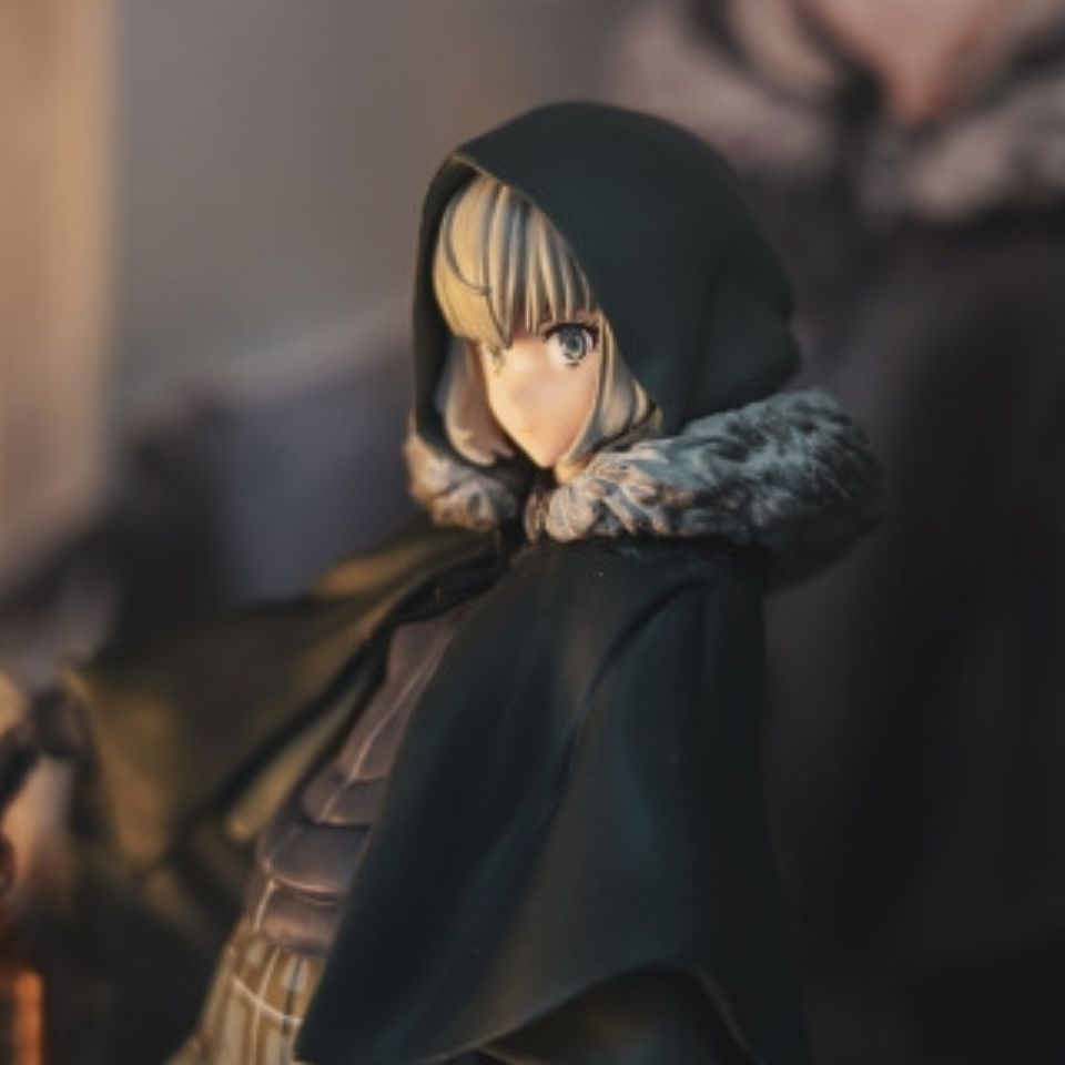 Fate Gray Figure Lord El-Melloi II Case Files Anime Collectible PVC Statue with Lantern