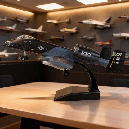 Military Fighter Jet Model Kit Diecast Aircraft Replica F-14 A-10 Su-35 B-2 Display Stand