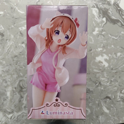 Is the Order a Rabbit Cocoa Luminasta Figure SEGA Prize Anime PVC Statue Pink Cat Hoodie