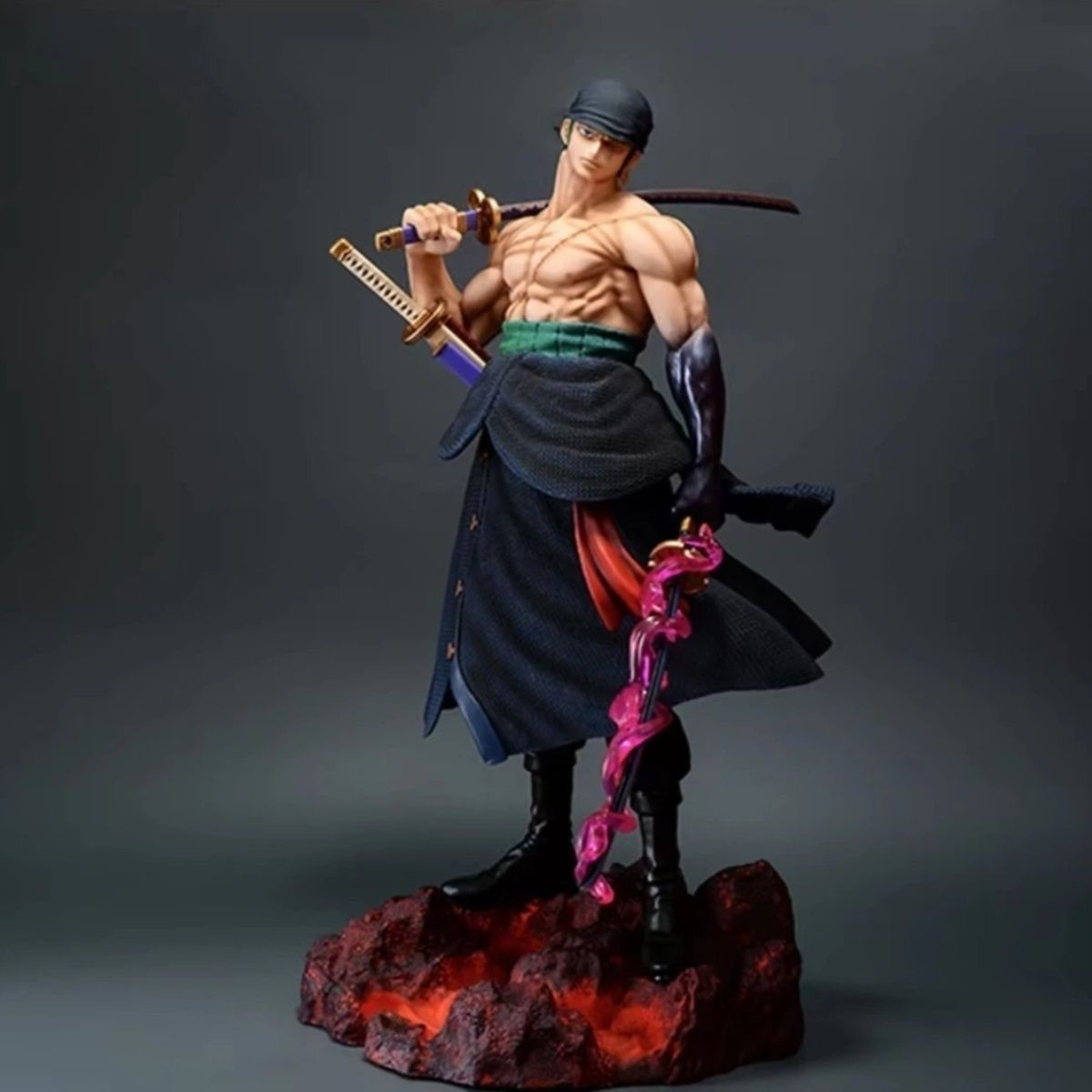 One Piece Zoro Dual Head GK Figure