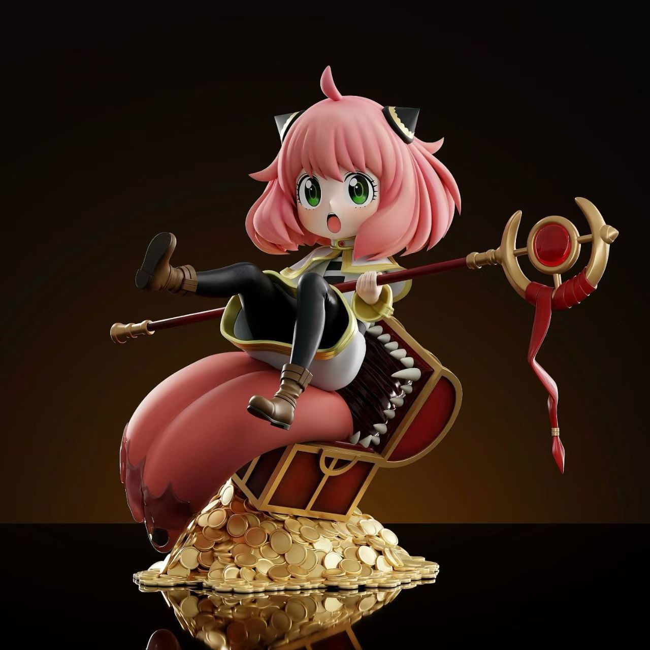 Anime Magic Girl GK Figure Treasure Chest