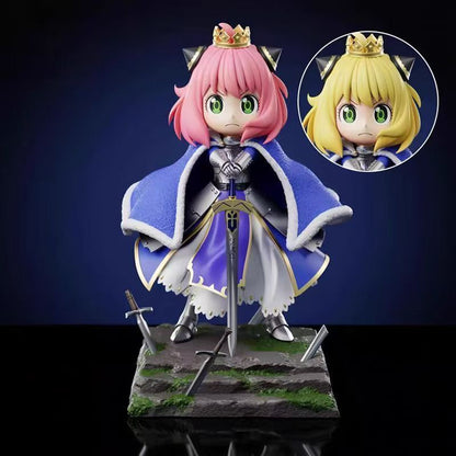 Chibi Knight Queen GK Figure Dual Hair