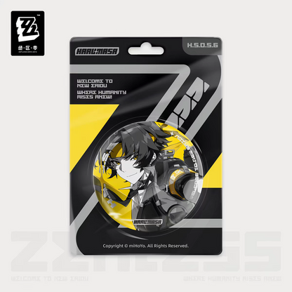Zenless Zone Zero Official H.S.O.S.6 Shadow Art Reflective Badge Miyabi Harumasa Yakagi Soukaku