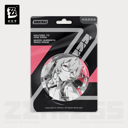 Zenless Zone Zero Official H.S.O.S.6 Shadow Art Reflective Badge Miyabi Harumasa Yakagi Soukaku