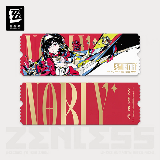 Zenless Zone Zero Official Rina Jiayin Live Collectible Ticket Stub Set 5PCS If I Could Become Lyra Series