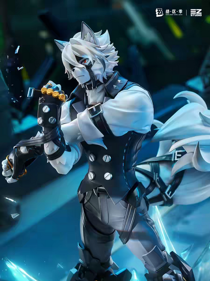 Zenless Zone Zero Official EZ Studio Lycaon 1/7 Scale Figure Faction Series White Wolf Combat Statue miHoYo Licensed