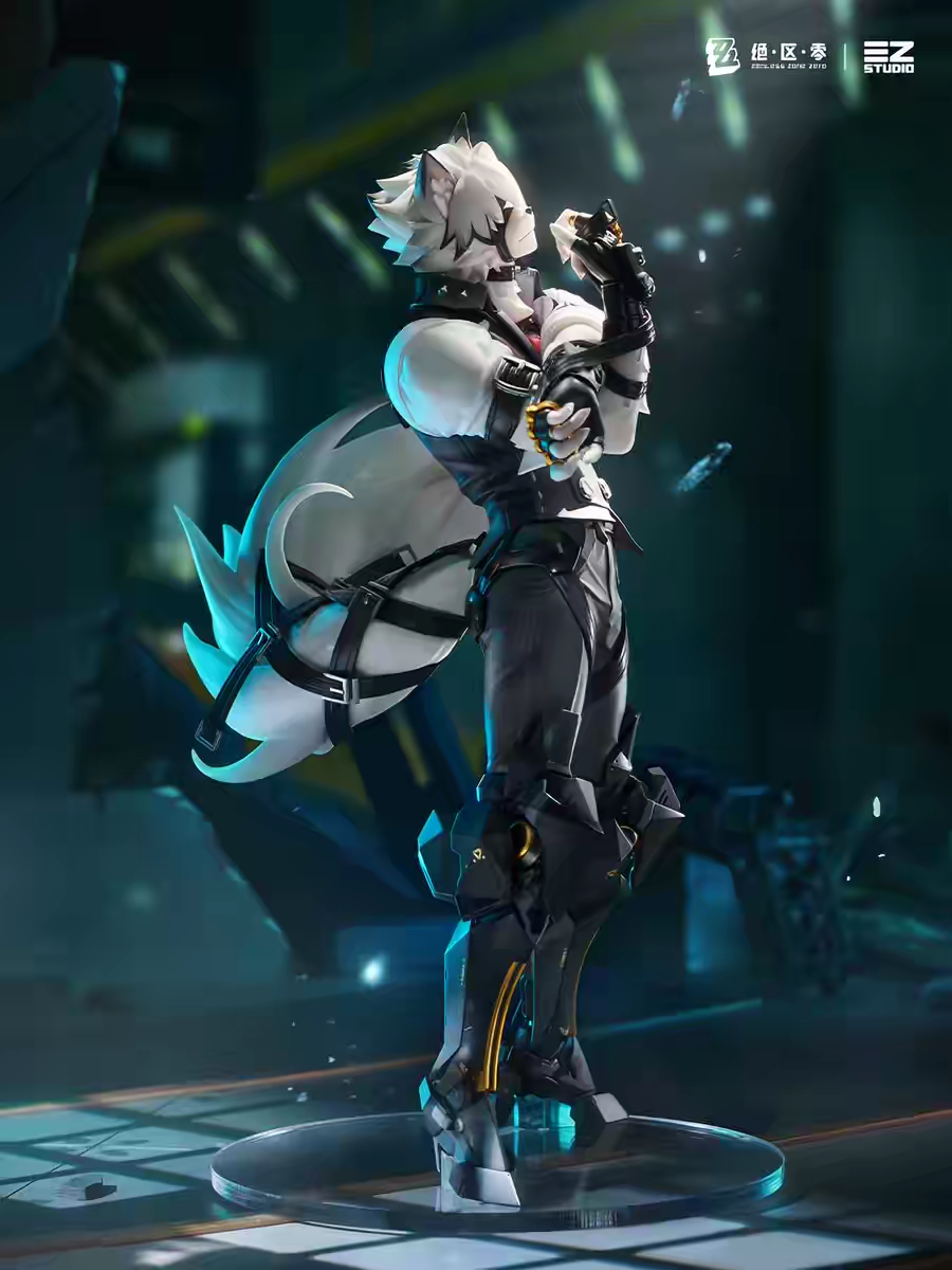 Zenless Zone Zero Official EZ Studio Lycaon 1/7 Scale Figure Faction Series White Wolf Combat Statue miHoYo Licensed