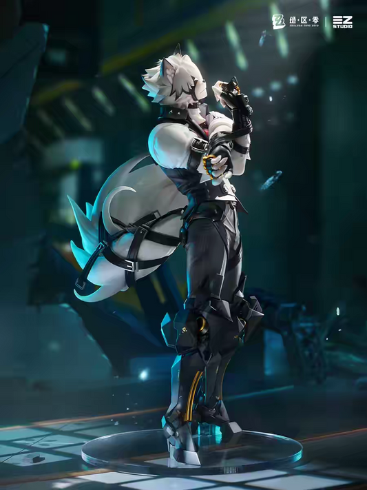 Zenless Zone Zero Official EZ Studio Lycaon 1/7 Scale Figure Faction Series White Wolf Combat Statue miHoYo Licensed