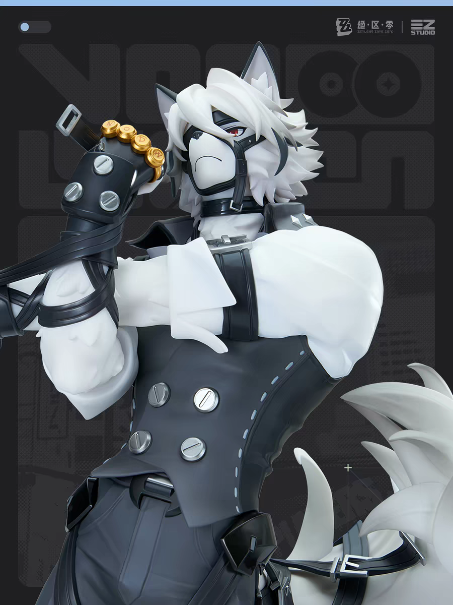 Zenless Zone Zero Official EZ Studio Lycaon 1/7 Scale Figure Faction Series White Wolf Combat Statue miHoYo Licensed