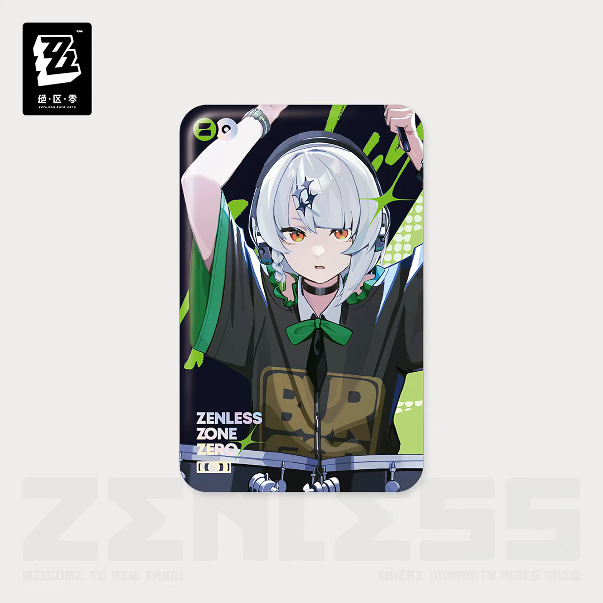 Zenless Zone Zero Official Amusement Park Glimmer Series Square Badge Set 5PCS Miyabi Ellen Anby Yuzuha Yasuha