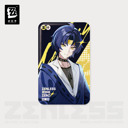 Zenless Zone Zero Official Amusement Park Glimmer Series Square Badge Set 5PCS Miyabi Ellen Anby Yuzuha Yasuha