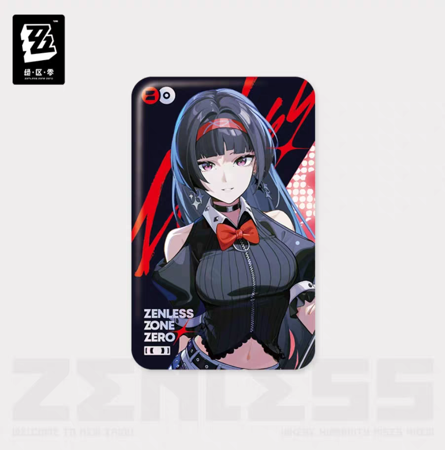 Zenless Zone Zero Official Amusement Park Glimmer Series Square Badge Set 5PCS Miyabi Ellen Anby Yuzuha Yasuha