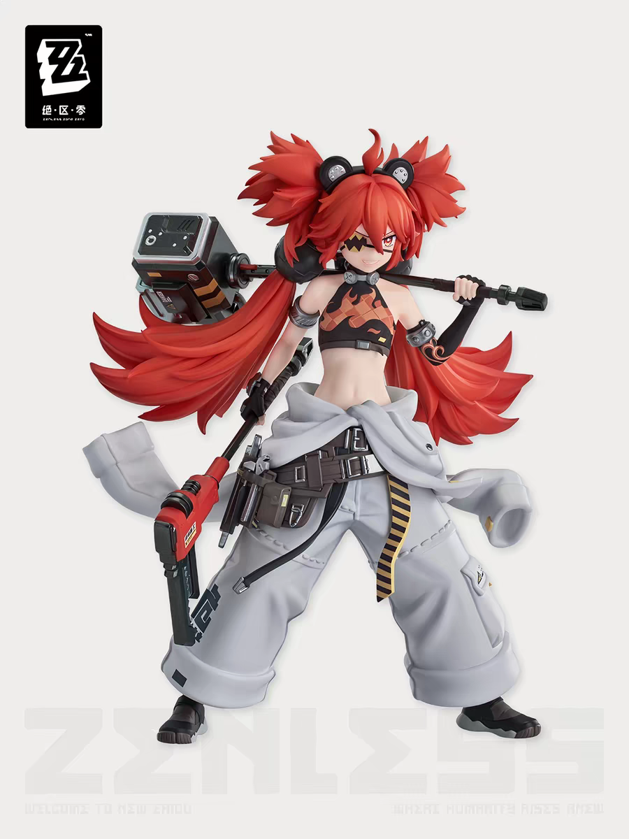 Zenless Zone Zero Official GSC POP UP PARADE SP Koleda Figure miHoYo Licensed ZZZ Cunning Hares Red Hair Hammer Collectible Statue