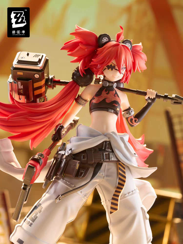 Zenless Zone Zero Official GSC POP UP PARADE SP Koleda Figure miHoYo Licensed ZZZ Cunning Hares Red Hair Hammer Collectible Statue