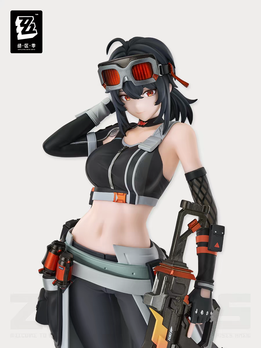 Zenless Zone Zero Official GSC POP UP PARADE SP Grace Howard Figure miHoYo Licensed ZZZ Cunning Hares Black Hair Sniper Collectible Statue