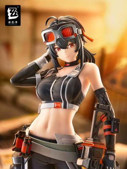 Zenless Zone Zero Official GSC POP UP PARADE SP Grace Howard Figure miHoYo Licensed ZZZ Cunning Hares Black Hair Sniper Collectible Statue