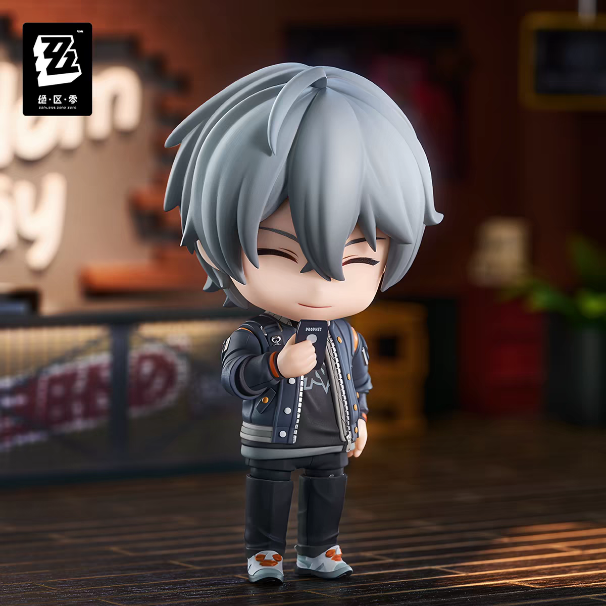 Zenless Zone Zero Official GSC Nendoroid Wise Figure miHoYo Licensed ZZZ Male Protagonist Chibi Collectible with Swap Parts