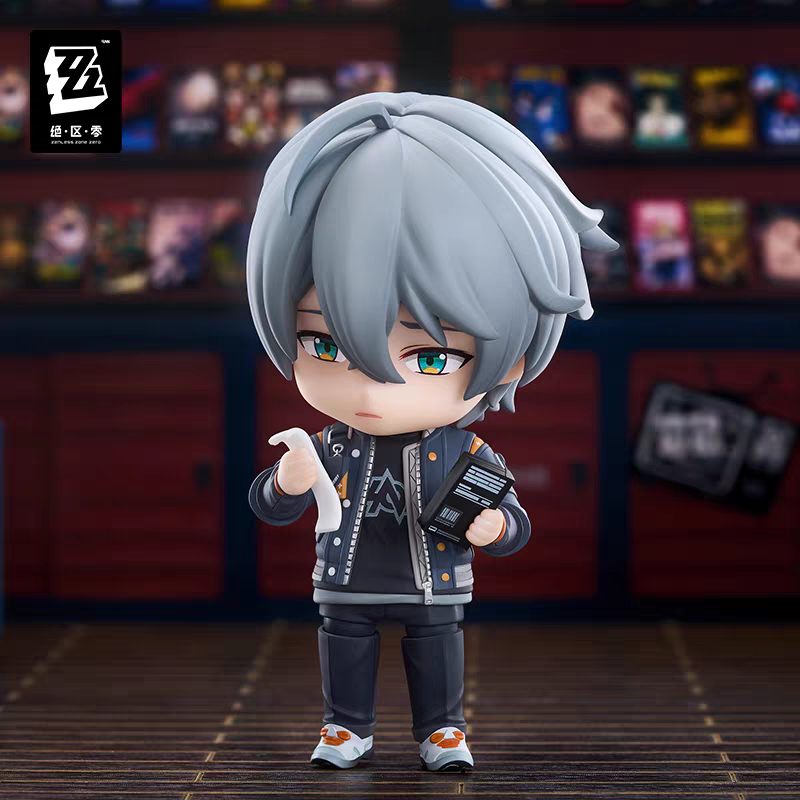 Zenless Zone Zero Official GSC Nendoroid Wise Figure miHoYo Licensed ZZZ Male Protagonist Chibi Collectible with Swap Parts