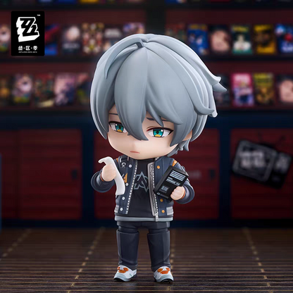 Zenless Zone Zero Official GSC Nendoroid Wise Figure miHoYo Licensed ZZZ Male Protagonist Chibi Collectible with Swap Parts