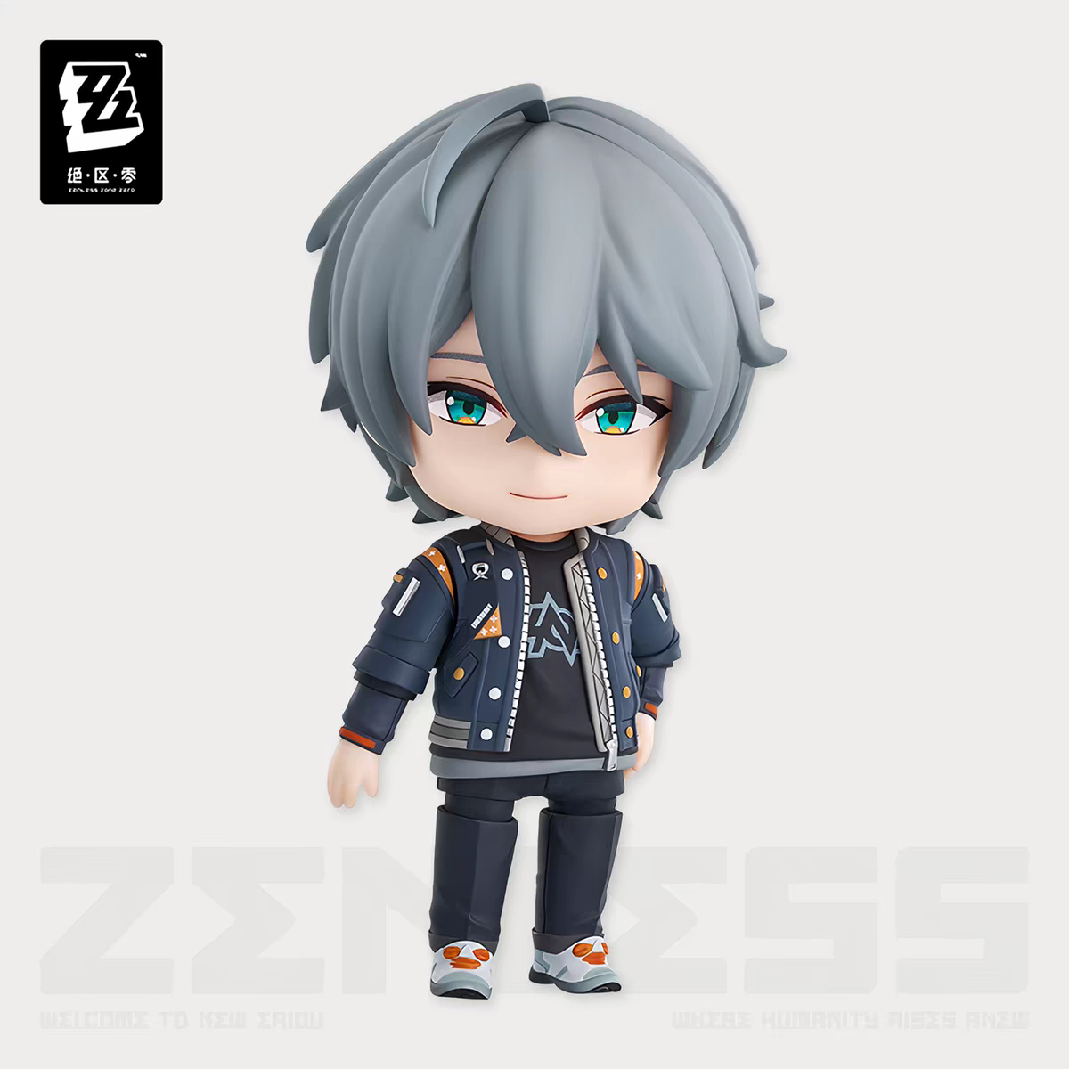 Zenless Zone Zero Official GSC Nendoroid Wise Figure miHoYo Licensed ZZZ Male Protagonist Chibi Collectible with Swap Parts