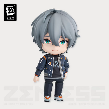 Zenless Zone Zero Official GSC Nendoroid Wise Figure miHoYo Licensed ZZZ Male Protagonist Chibi Collectible with Swap Parts
