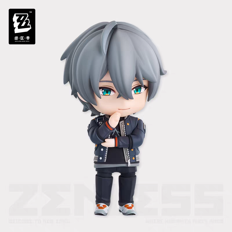 Zenless Zone Zero Official GSC Nendoroid Wise Figure miHoYo Licensed ZZZ Male Protagonist Chibi Collectible with Swap Parts