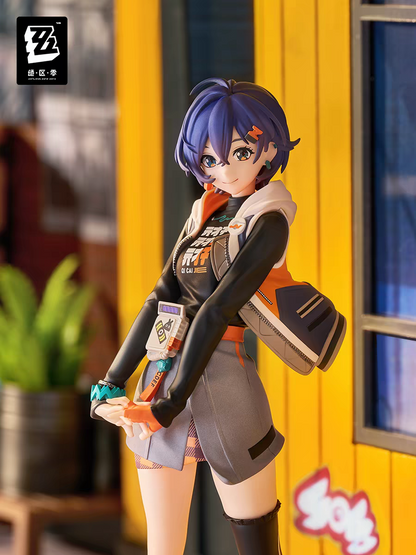 Zenless Zone Zero Official GSC POP UP PARADE SP Nicole Demara Figure miHoYo Licensed ZZZ Cunning Hares Leader Blue Hair Collectible Statue