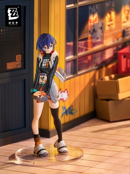 Zenless Zone Zero Official GSC POP UP PARADE SP Nicole Demara Figure miHoYo Licensed ZZZ Cunning Hares Leader Blue Hair Collectible Statue