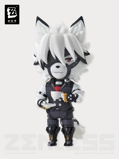 Zenless Zone Zero Official GSC Nendoroid Von Lycaon Figure miHoYo Licensed ZZZ Victoria Housekeeping White Wolf Butler Chibi Collectible