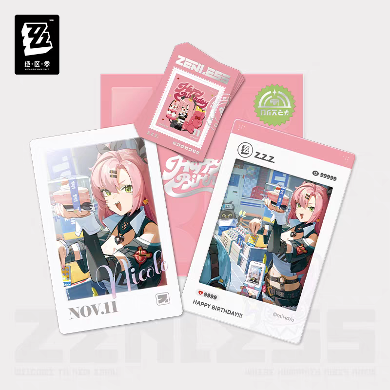 Zenless Zone Zero Official HB2U Birthday Momento Set Vol.2 | Nicole Billy Ben Lighter