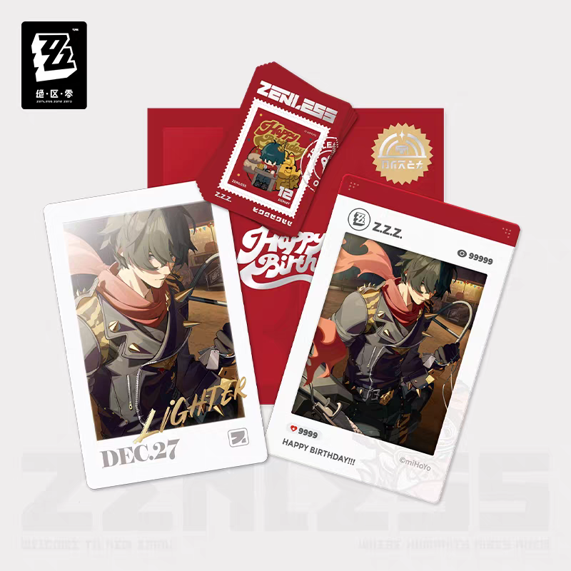 Zenless Zone Zero Official HB2U Birthday Momento Set Vol.2 | Nicole Billy Ben Lighter