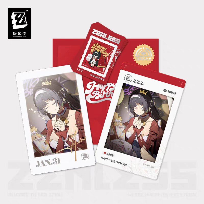 Zenless Zone Zero Official HB2U Birthday Momento Set Vol.3 | Qingyi Ellen Soukaku Yao Jiayin