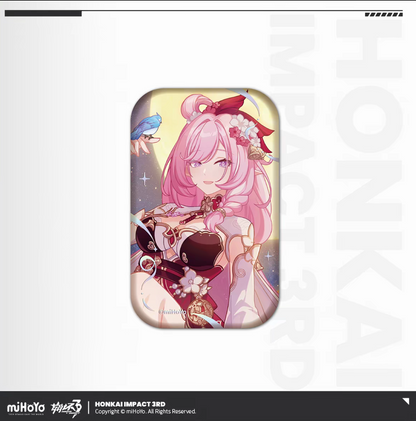 Honkai Impact 3rd birthday art tin badge - Aponia character art