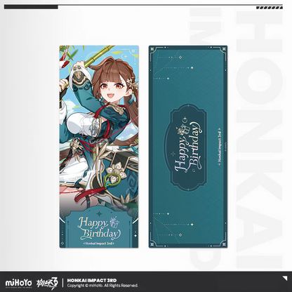 Honkai Impact 3rd 2025 birthday laser ticket - Durandal golden hair battle scene