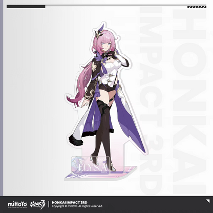 Honkai Impact 3rd Elysian Realm acrylic stand - Alias dark armor golden horns battle pose