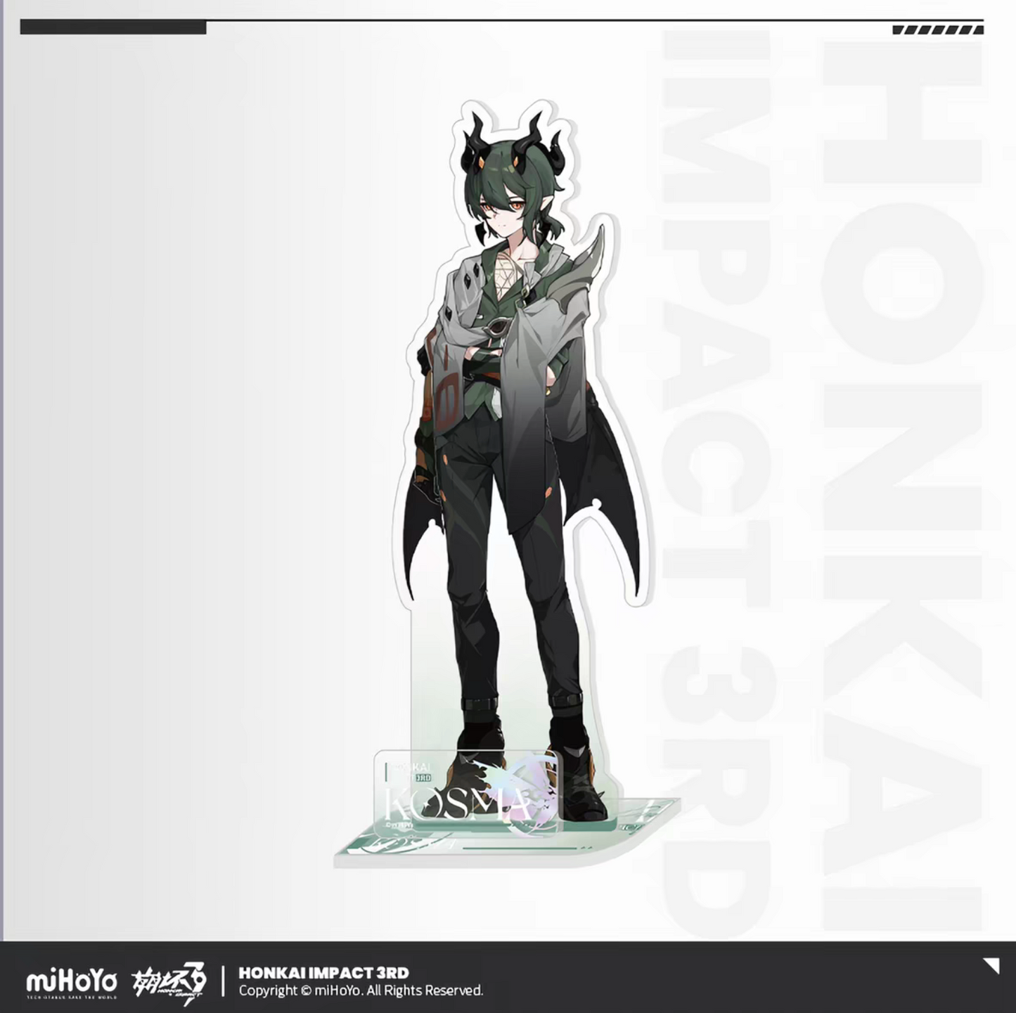 Honkai Impact 3rd Elysian Realm acrylic stand - Flame-Chaser character acrylic stand front view