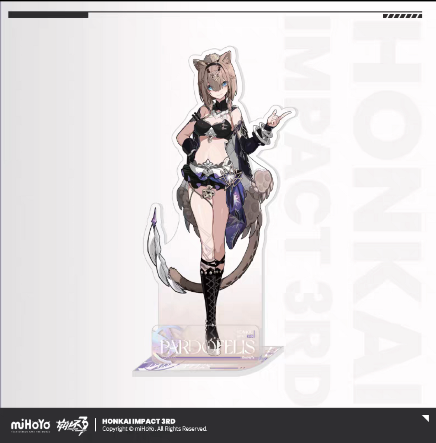 Honkai Impact 3rd Elysian Realm acrylic stand - Flame-Chaser character acrylic stand front view